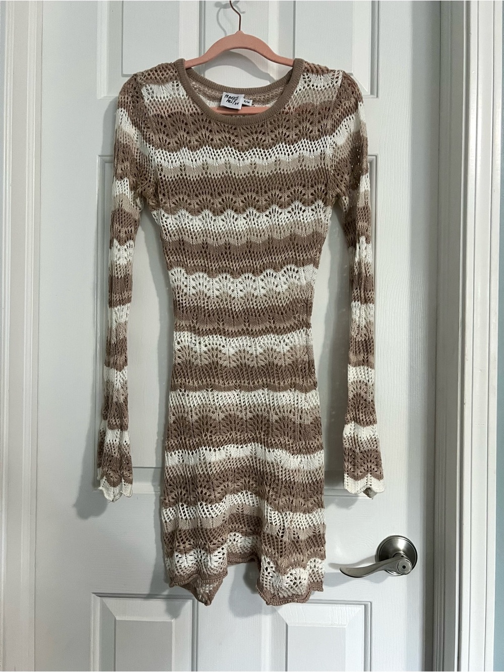 Princess Polly Leah knit mini dress swim suit cover